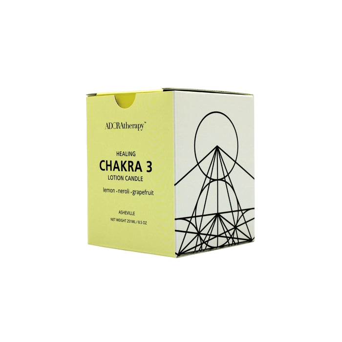 Chakra Healing Lotion Candle Number 3