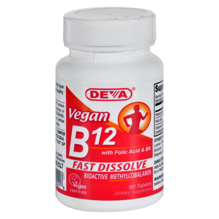 Vegan Vitamin B-12 (Fast Dissolve Lozenges) - 1000 MCG - Methylcobalamin - 90 Sublingual Tablets