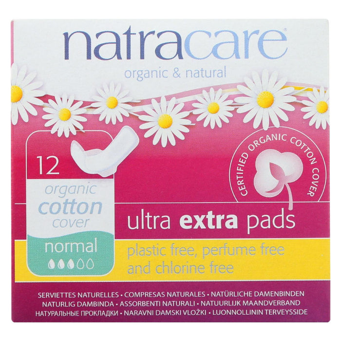 Ultra Extra Pads W-wings - Normal -  12 Count