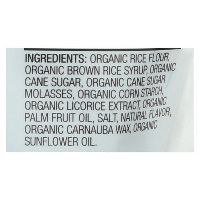 Organic Gluten Free Black Licorice -  Case Of 12 - 5 Oz