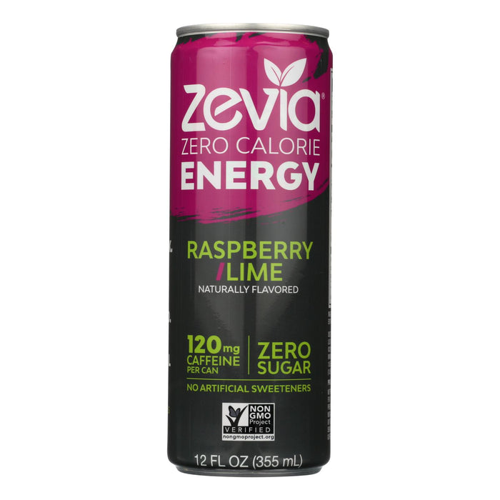 Raspberry Lime Energy Drink -12 cans - 12 Fl Oz
