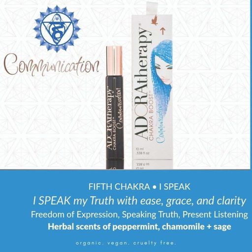 Adoratherapy Communication Chakra Boost Roll On Perfume Oil 10ML