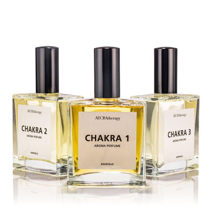 Adoratherapy Chakra Aroma Perfume Number 1, 2 & 3