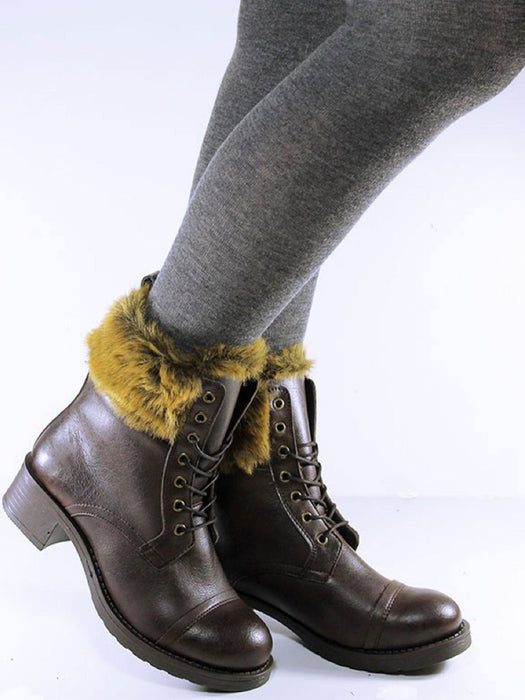 Vegan Women's Insulated Aviator Boots | Will's Vegan Store