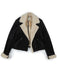 Vegan Women's Recycled Vegan Shearling Moto Jacket | Will's Vegan Store