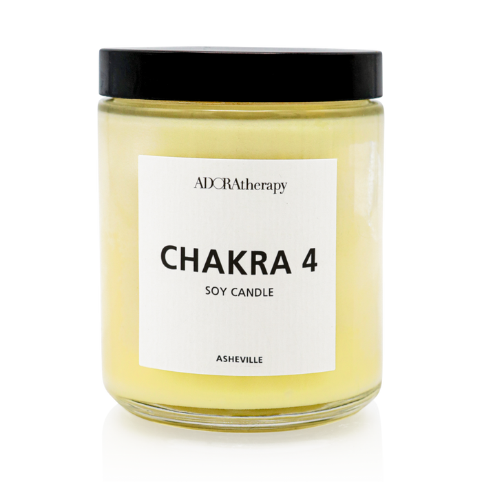Adoratherapy Chakra Healing Lotion Candle Number 4